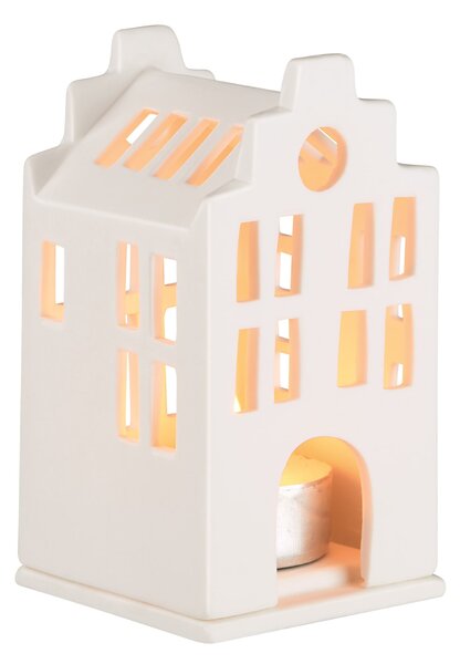 Porcelánový svícen domeček Townhouse 10,5 cm