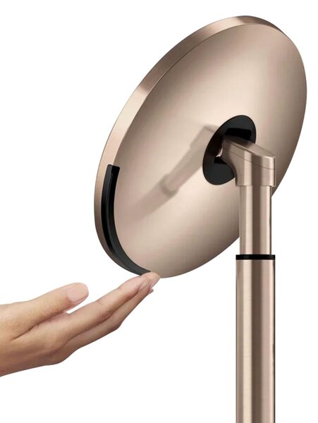 Kosmetické zrcátko Simplehuman Sensor Touch, DUAL LED osvětlení, 5x, dobíjecí, Rose Gold