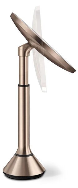 Kosmetické zrcátko Simplehuman Sensor Touch, DUAL LED osvětlení, 5x, dobíjecí, Rose Gold