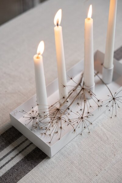 Magnetický adventní svícen Sund White