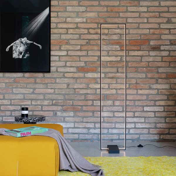 Ideal Lux Stojací LED lampa FRAME Barva: Černá
