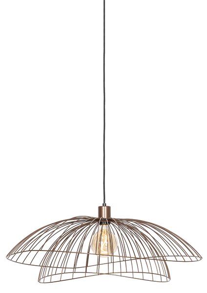 Designová závěsná lampa bronzová 45 cm - Pua