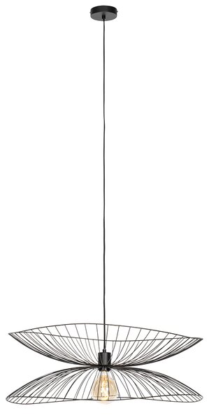 Designové závěsné svítidlo černé 66 cm - Pua