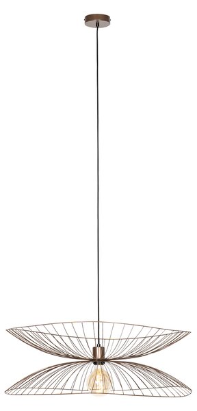 Designové závěsné svítidlo bronzové 66 cm - Pua