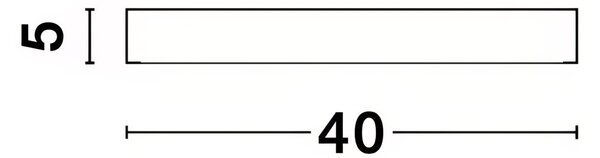 Černé kovové stropní LED světlo Nova Luce Hadon 40 cm