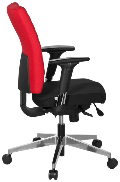 OTOČNÁ ŽIDLE, plochá tkanina, červená, černá MID.YOU - Online Only kancelářské židle, Online Only