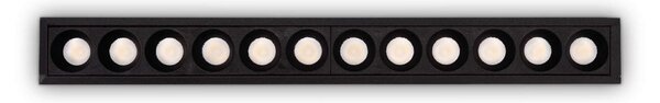 Ideal Lux Zápustné bodové LED svítidlo LIKA SLIM 12xLED Barva: Černá
