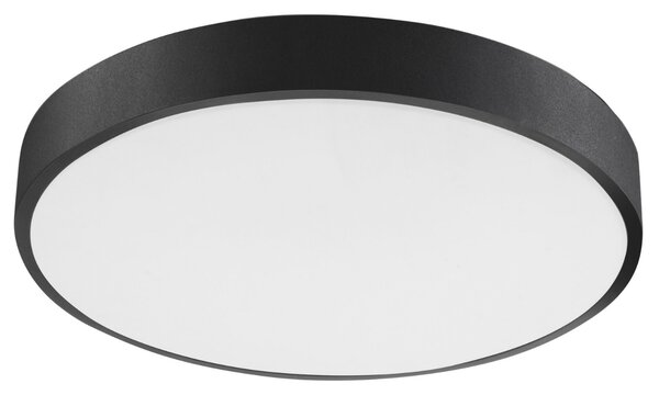 Černé kovové stropní LED světlo Nova Luce Hadon 40 cm