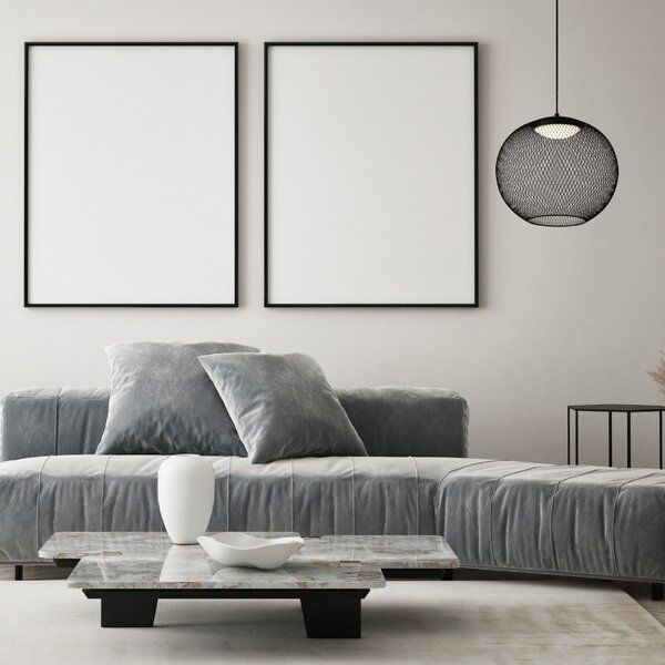 Černé závěsné LED světlo Nova Luce Kinetic 38 cm