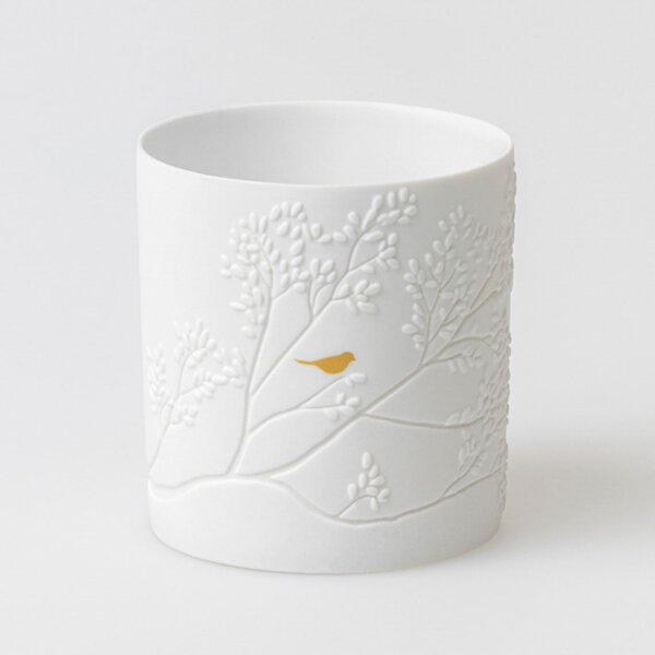 Porcelánový svícen Golden Bird