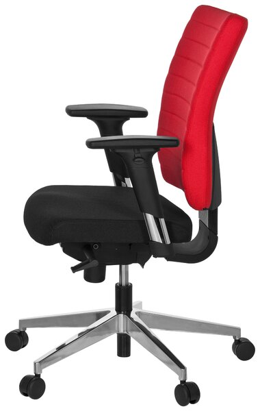OTOČNÁ ŽIDLE, plochá tkanina, červená, černá MID.YOU - Online Only kancelářské židle, Online Only