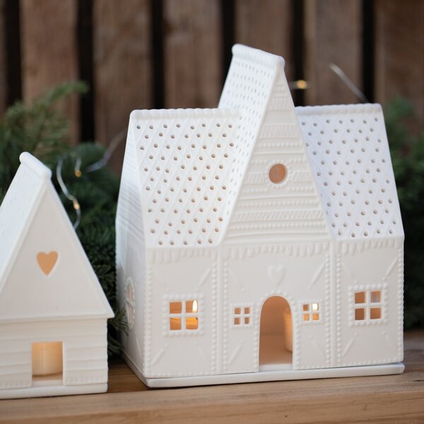 Porcelánový svícen Gingerbread House Large