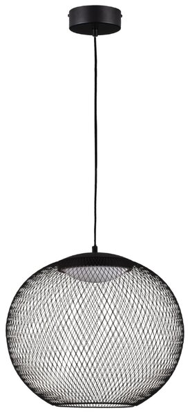 Černé závěsné LED světlo Nova Luce Kinetic 38 cm