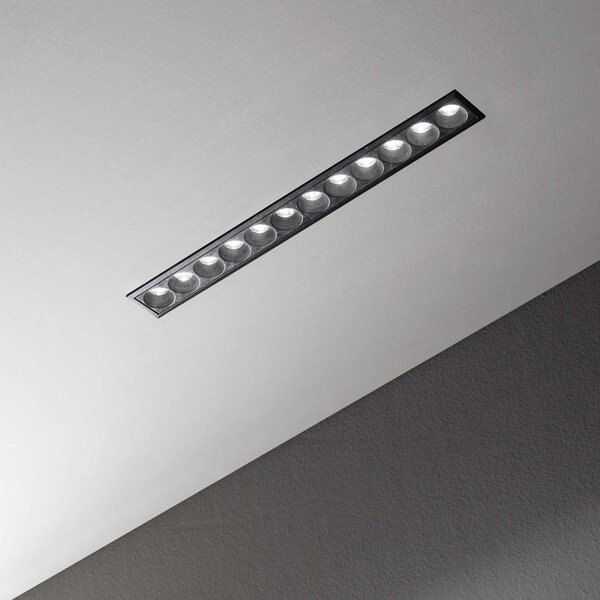 Ideal Lux LED zápustné bodové svítidlo LIKA SLIM 12xLED Barva: Černá