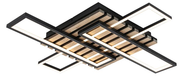STROPNÍ LED SVÍTIDLO, 73,5/66,5/7,5 cm Novel - Stropní svítidla
