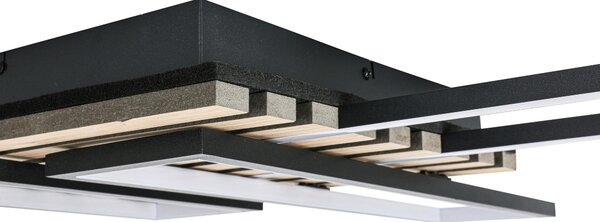 STROPNÍ LED SVÍTIDLO, 73,5/66,5/7,5 cm Novel - Stropní svítidla