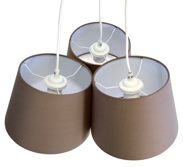Briloner 4288-031 - Závěsné svítidlo TELA 3xE27/40W