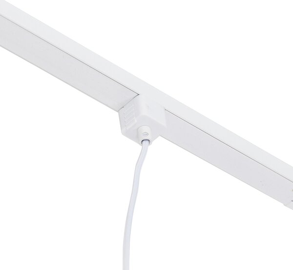 1-fázový kolejnicový systém se 3 reflektory a závěsnými lampami bílá - Cavalux Jeana