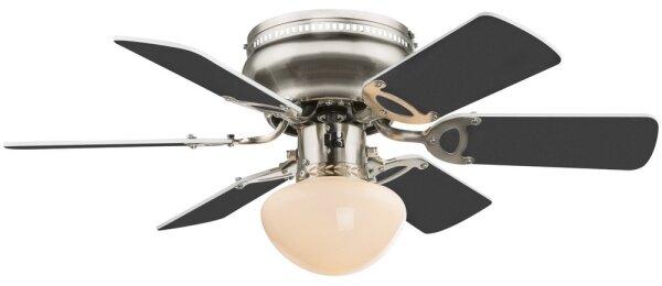 GLOBO 0307W - Stropní ventilátor UGO 1xE27/60W/230V