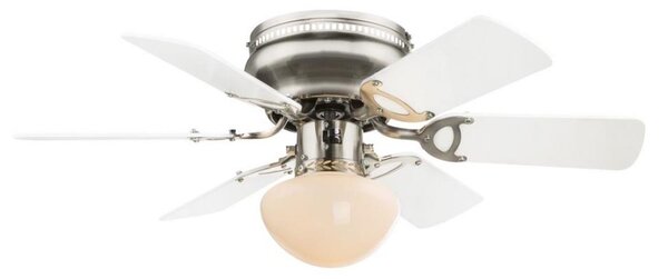 GLOBO 0307W - Stropní ventilátor UGO 1xE27/60W/230V