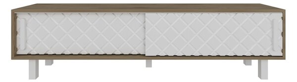 Kalune Design TV stolek ROB 180 cm bílý/dub