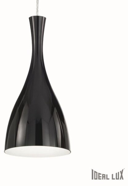 OLIMPIA SP1 závěsné svítidlo 1x E27 60W bez zdroje 20cm IP20, černé