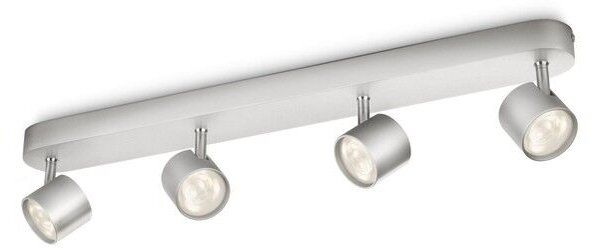56244/48/16 Star bodové LED svítidlo 4x 4,5W 2000lm 2700K stmívatelné IP20, hliníkové
