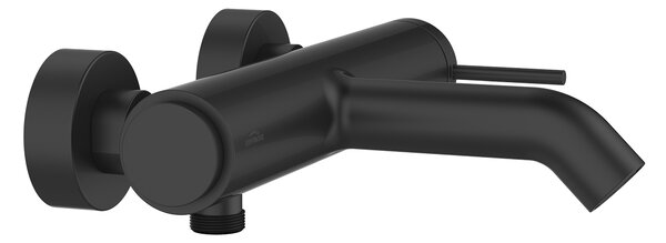 Invena Kalitea, nástěnná vanová baterie 150mm, černá matná, INV-BW-72-004-V