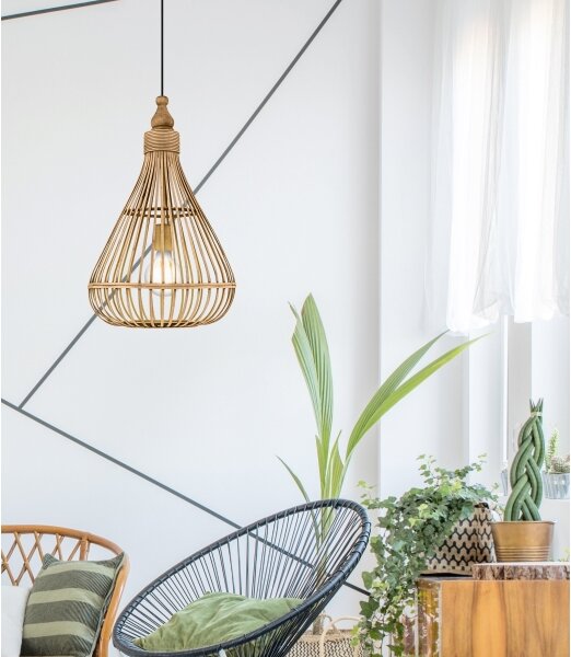 Eglo 49772 - Závěsné svítidlo AMSFIELD 1xE27/60W