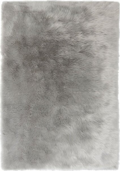 Flair Rugs koberce Kusový koberec Faux Fur Sheepskin Grey Rozměry koberců: 180x290 Mdum