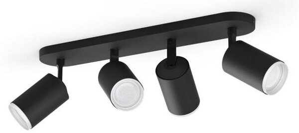 50634/30/P7 Hue WACA Fugato bodové LED svítidlo GU10 4x5,7W 350lm 2000-6500K RGB IP20 černá