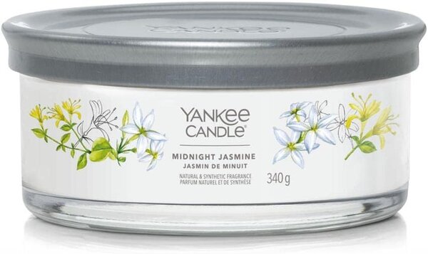 Yankee Candle vonná svíčka Signature Tumbler 5 knotů Midnight Jasmine 340g
