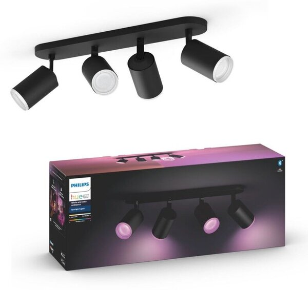 50634/30/P7 Hue WACA Fugato bodové LED svítidlo GU10 4x5,7W 350lm 2000-6500K RGB IP20 černá