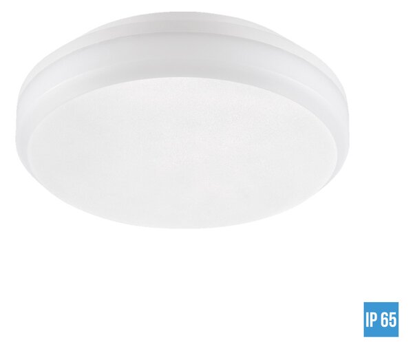 TVER venkovní stropní panel LED 20W 1600lm 4000K 20cm kulatý IP65, hliníkový