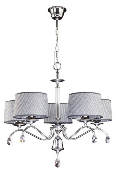 Jupiter 1604 - EG 5 CH - Křišťálový lustr EGIDA 5xE27/60W