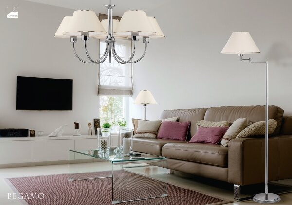 Jupiter 1583 - BG G CH - Stolní lampa BEGAMO E27/60W