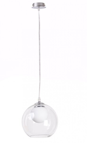NEMO CLEAR SP1 závěsné svítidlo 1x G9 LED 3W 370lm 3000K 20cm IP20, čiré sklo