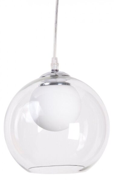 NEMO CLEAR SP1 závěsné svítidlo 1x G9 LED 3W 370lm 3000K 20cm IP20, čiré sklo