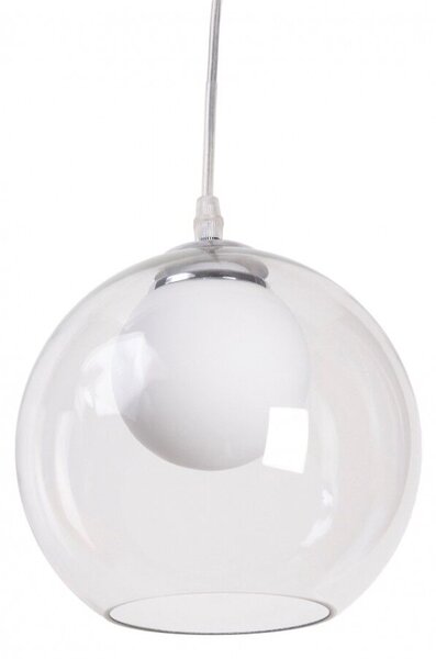NEMO CLEAR SP1 závěsné svítidlo 1x G9 LED 3W 370lm 3000K 20cm IP20, čiré sklo