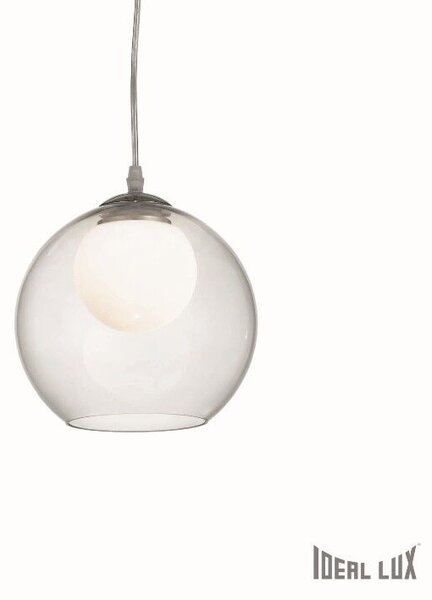 NEMO CLEAR SP1 závěsné svítidlo 1x G9 LED 3W 370lm 3000K 20cm IP20, čiré sklo