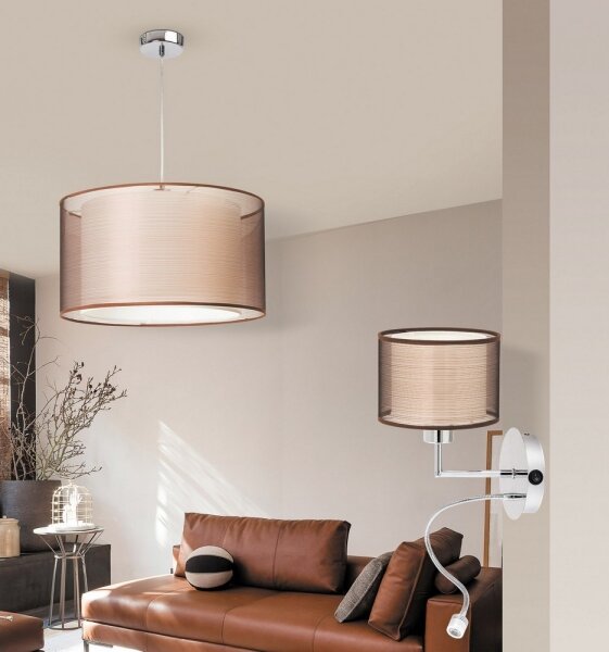 Rabalux 2629 - LED Nástěnné svítidlo ANASTASIA E27/60W + LED/1W