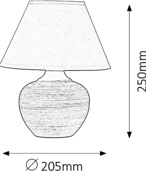 Rabalux 4392 - Stolní lampa MOLLY E14/40W