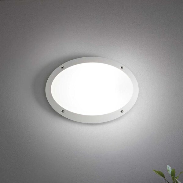 Ideal Lux - Venkovní nástěnné svítidlo MADDI 1xE27/23W/230V IP66 bílá