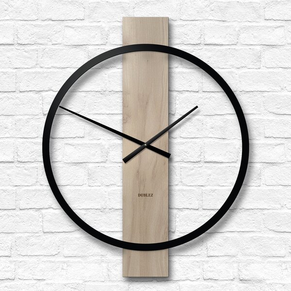DUBLEZ | Minimalistické nástěnné hodiny - Circle Line
