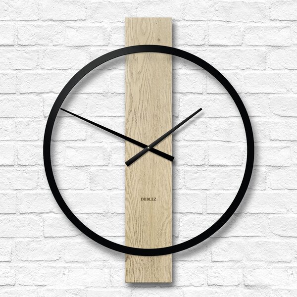 DUBLEZ | Minimalistické nástěnné hodiny - Circle Line