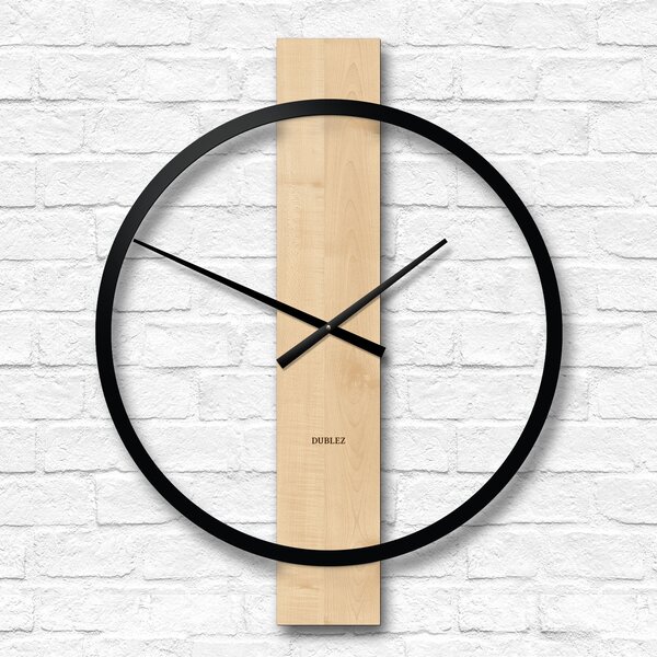 DUBLEZ | Minimalistické nástěnné hodiny - Circle Line