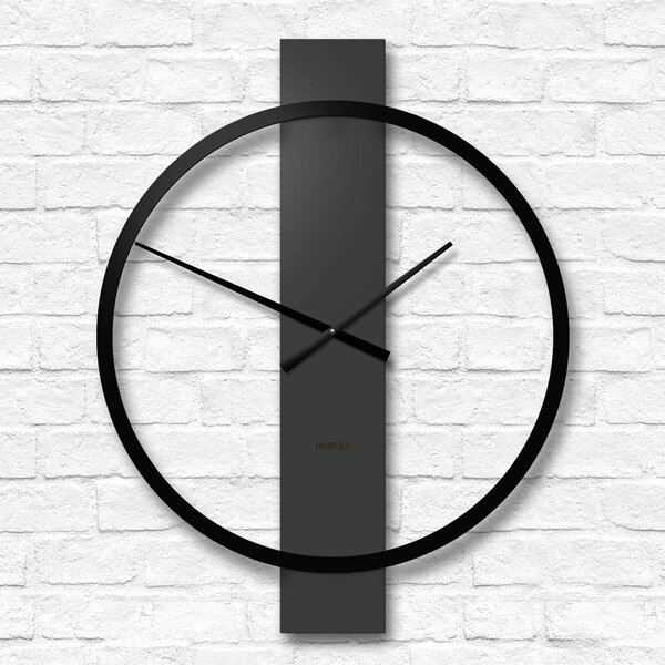 DUBLEZ | Minimalistické nástěnné hodiny - Circle Line