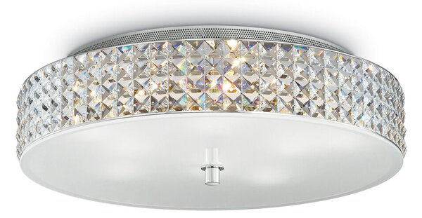 ROMA PL9 stropní přisazené svítidlo 9x G9 LED 3W 370lm 3000K 50cm IP20, chromové