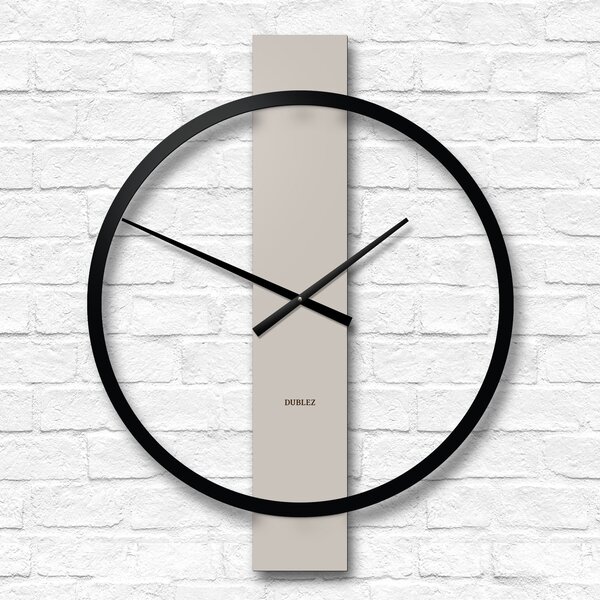 DUBLEZ | Minimalistické nástěnné hodiny - Circle Line