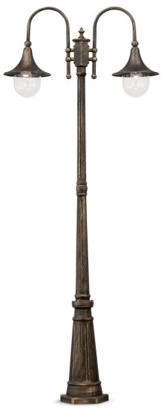 Ideal Lux - Venkovní lampa CIMA 2xE27/52W/230V 216 cm IP43 patina
